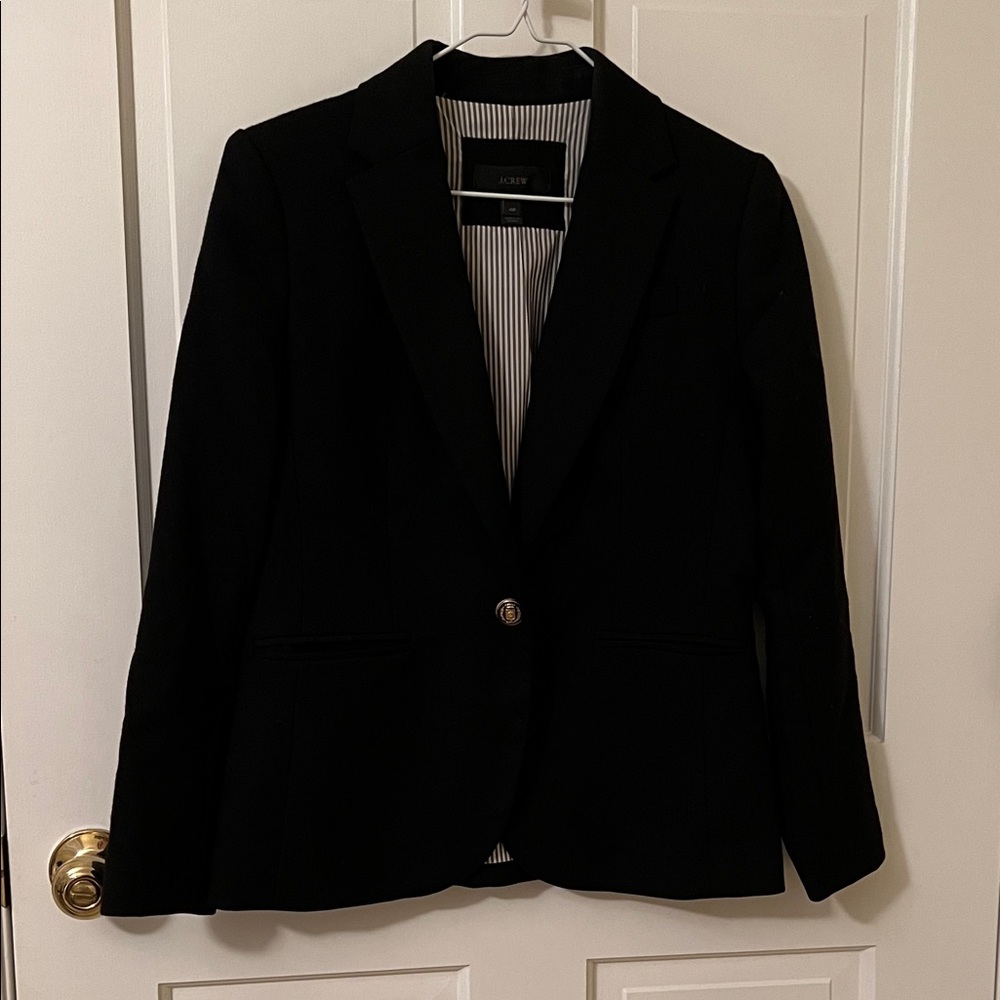 J. Crew Classic Black Blazer 4P
